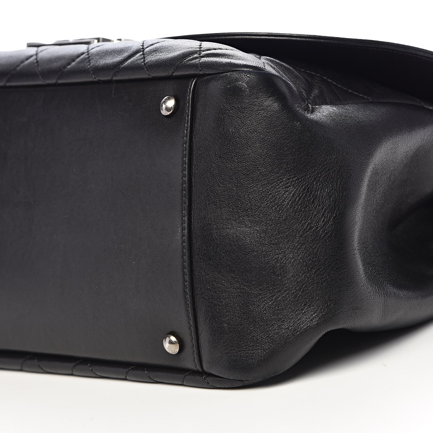 Chanel Lambskin Quilted Large Antik Boy Flap Black 14 of 15