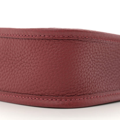 Hermes Taurillon Clemence Amazone Evelyne TPM Rouge H 10 of 11