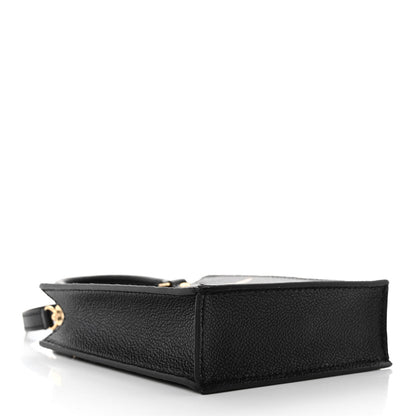 Louis Vuitton Empreinte Monogram Giant Petit Sac Plat Black Beige 4 of 9
