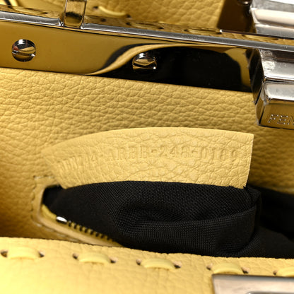 Fendi Cuoio Romano Sellerissima Mini Peekaboo Iconic Satchel Sorbetto 8 of 13