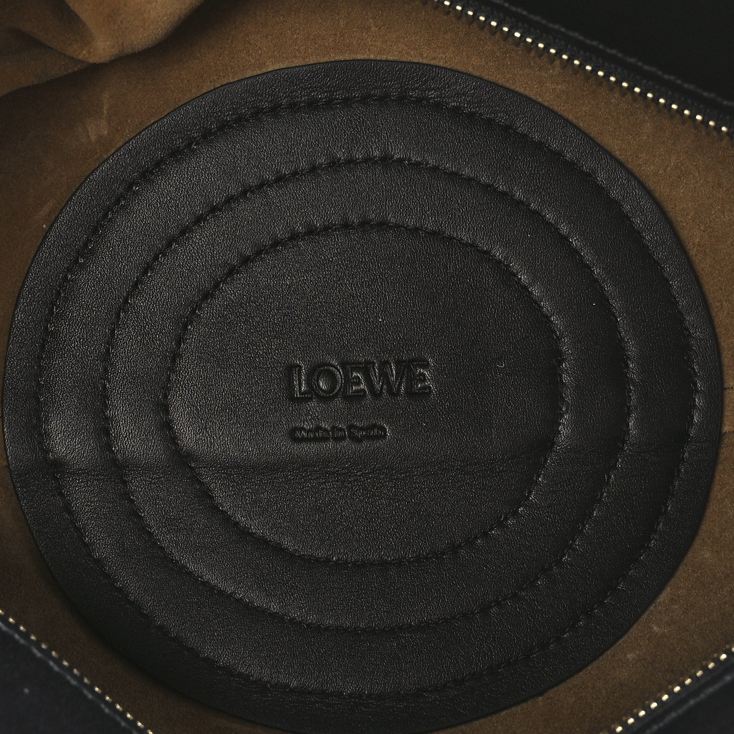 Loewe Shiny Nappa Calfskin Paseo Bag Black 6 of 11