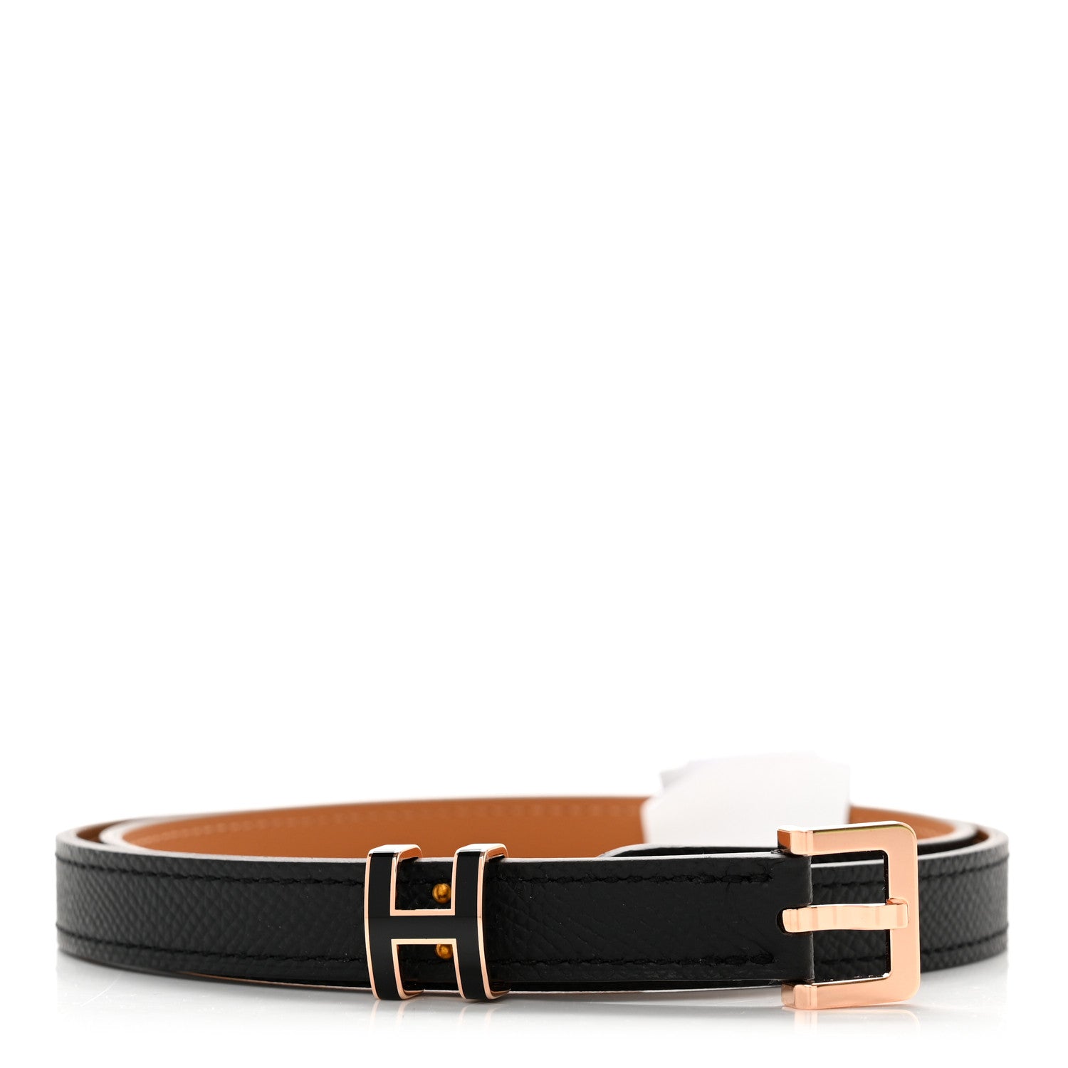 Hermes Epsom 15mm Pop H Belt 70 Black 1 of 5