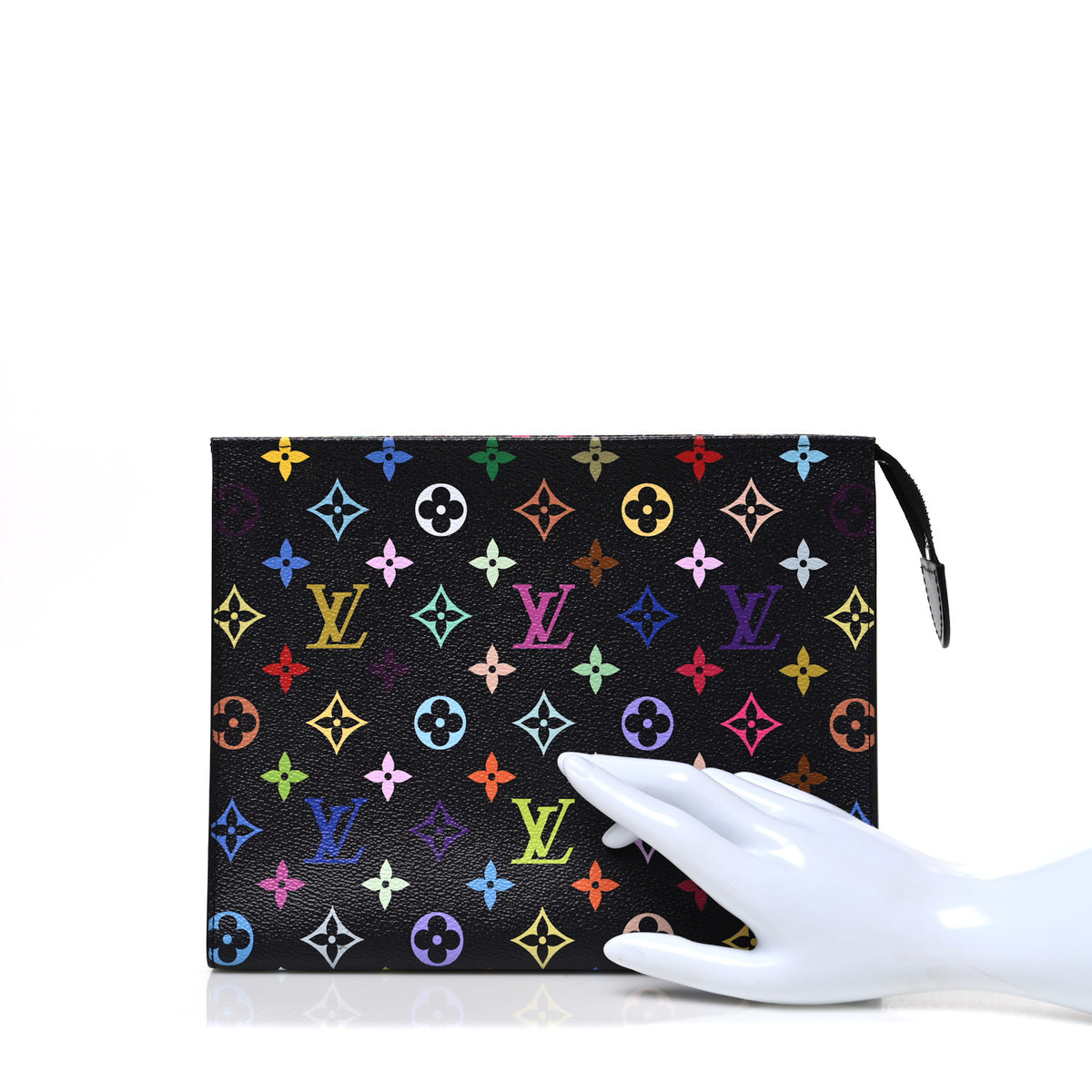 Louis Vuitton LV X TM Monogram Multicolor Toiletry Pouch 26 Black 2 of 7