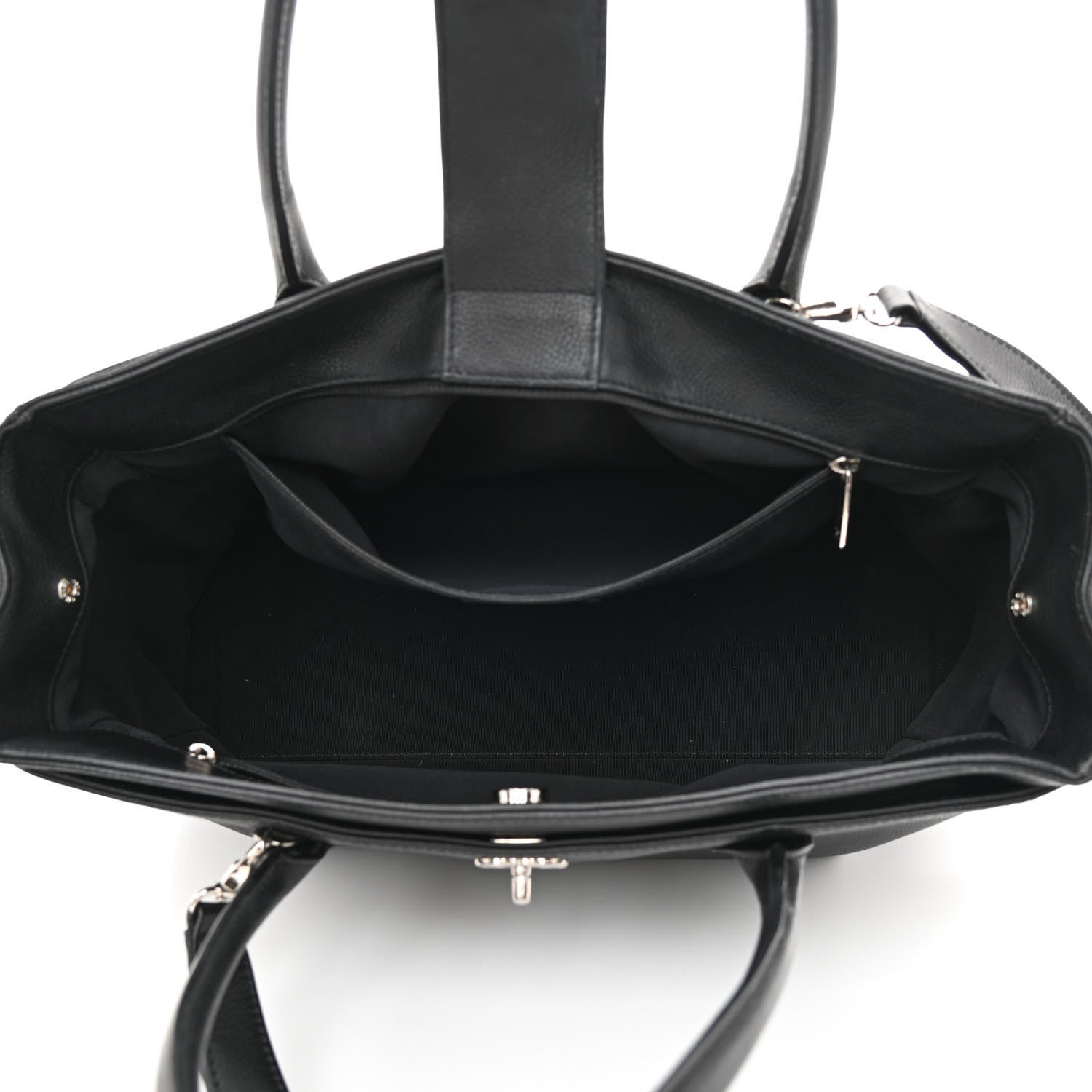 Chanel Caviar Cerf Executive Shopper Tote Black 6 of 13
