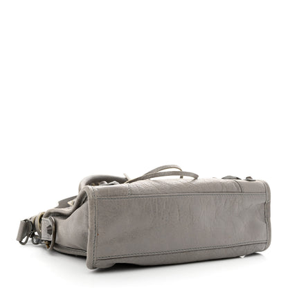 Balenciaga Agneau Classic Hardware Mini City Gris Pyrite 4 of 13