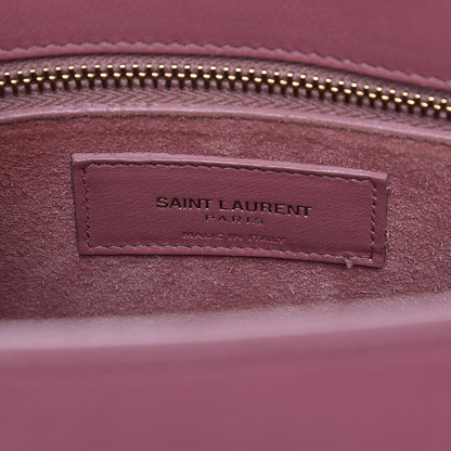 Saint Laurent Calfskin Small Sac De Jour Dark Rose 6 of 15
