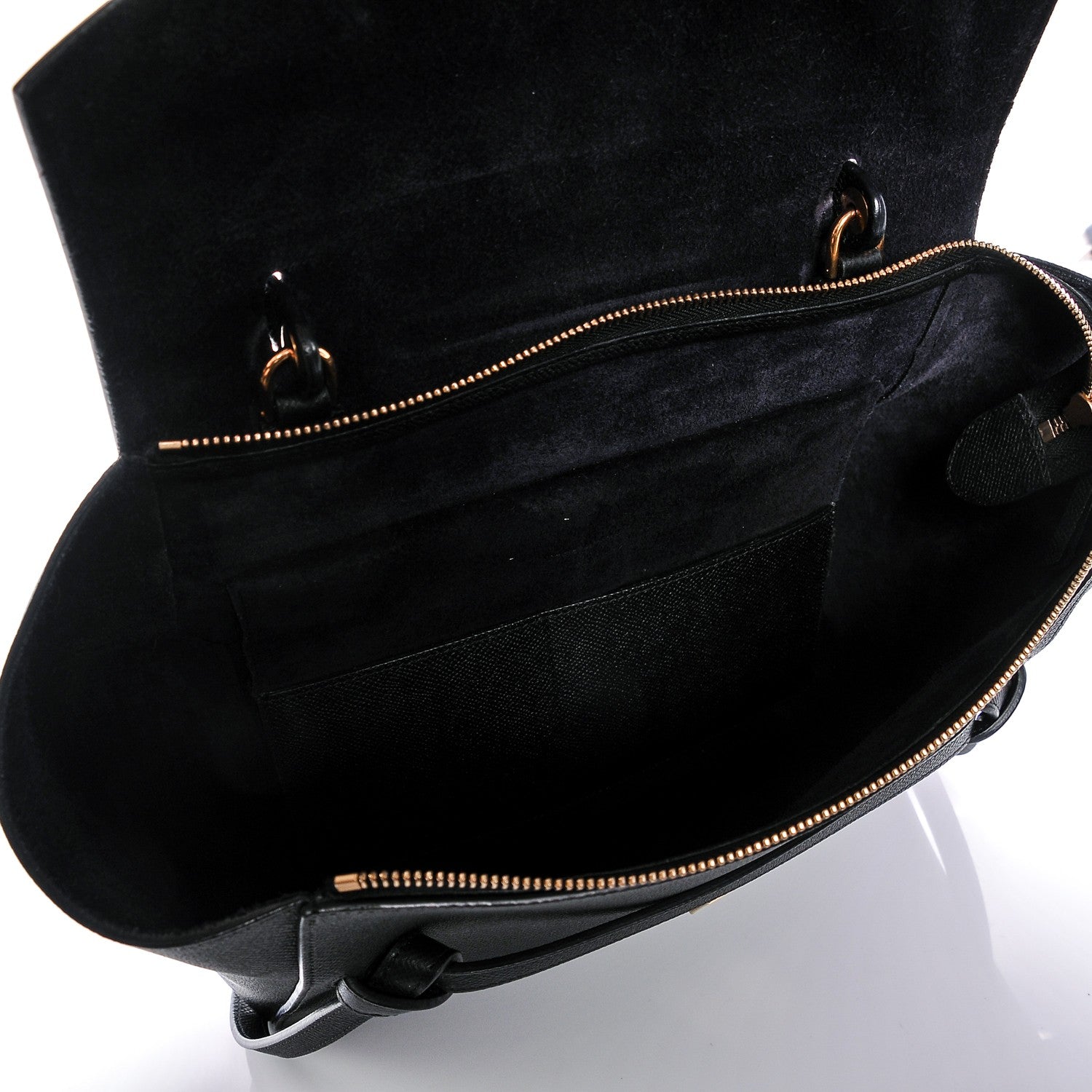 Celine Grained Calfskin Mini Belt Bag Black 5 of 6