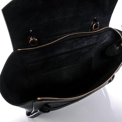 Celine Grained Calfskin Mini Belt Bag Black 5 of 6