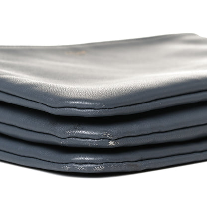 Celine Lambskin Small Trio Crossbody Bag Storm 5 of 17