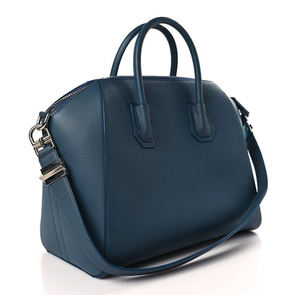 Givenchy Sugar Goatskin Medium Antigona Mineral Blue 3 of 9