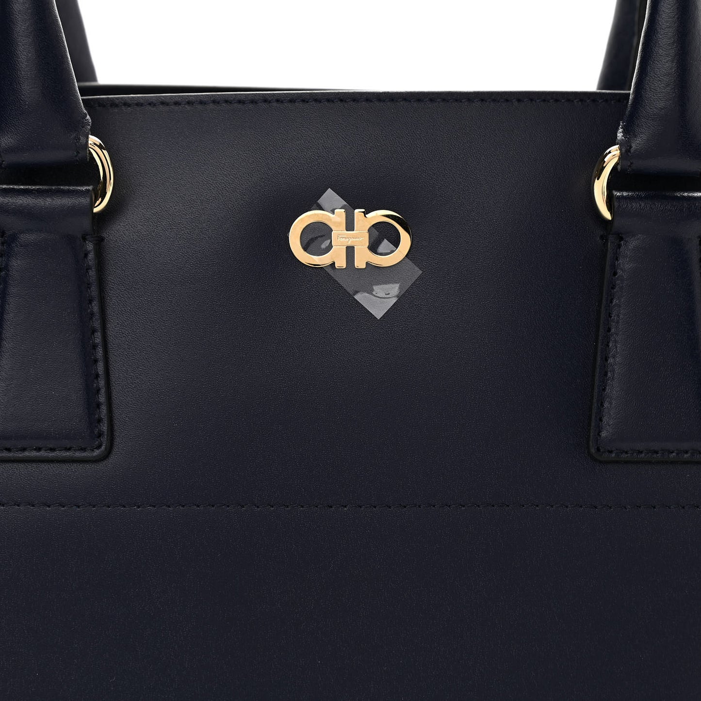 Calfskin Briana Tote Navy