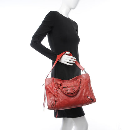 Balenciaga Chevre Classic Hardware City Rouge Vermillon 2 of 11