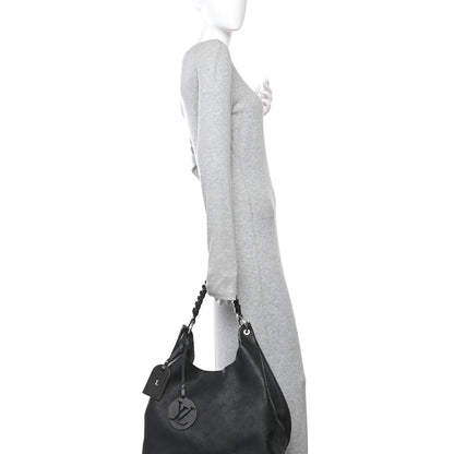 Louis Vuitton Mahina Carmel Hobo Black 2 of 11