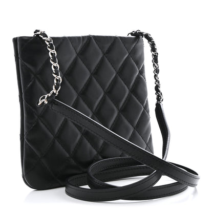 Chanel Lambskin Quilted Crossbody Bag Black 5 of 23