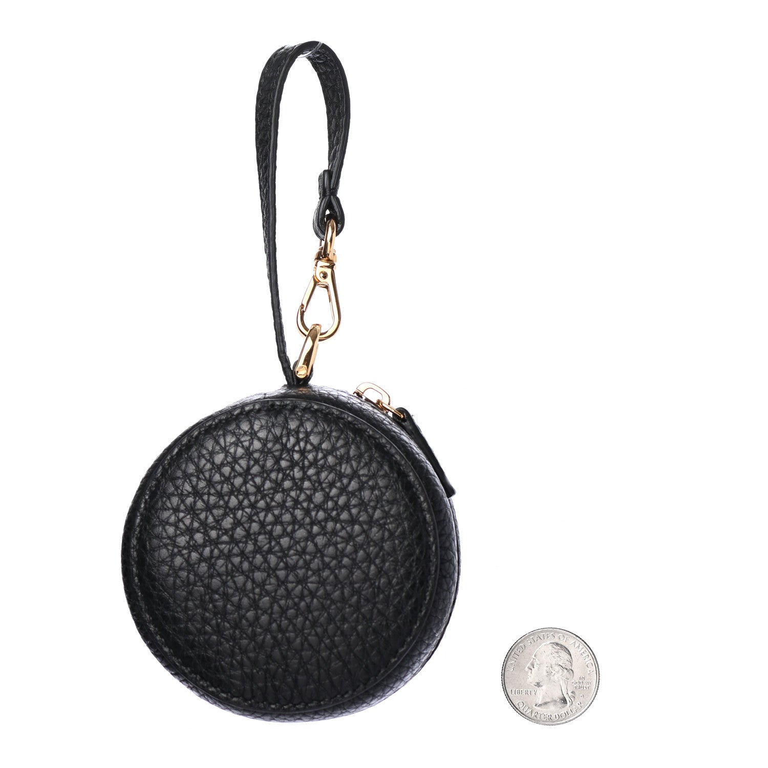 Fendi X FILA Calfskin Mania Backpack Help Bag Charm Black 2 of 14