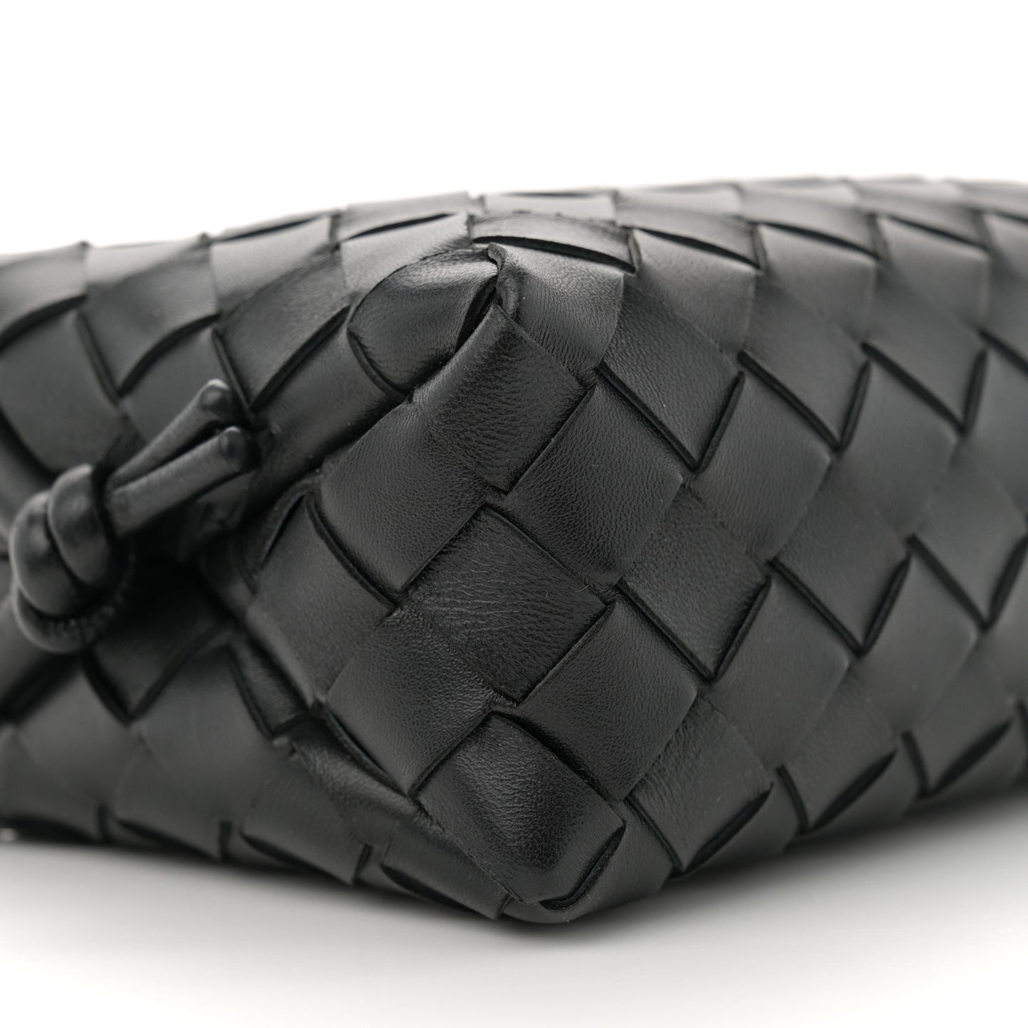 Nappa Intrecciato Mini Loop Camera Bag Black