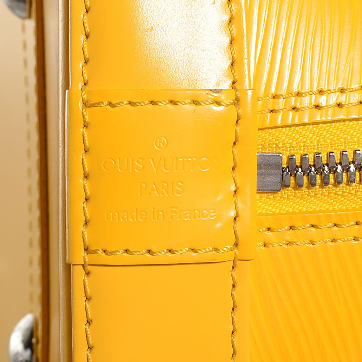 Louis Vuitton Epi Alma PM Citron 5 of 7