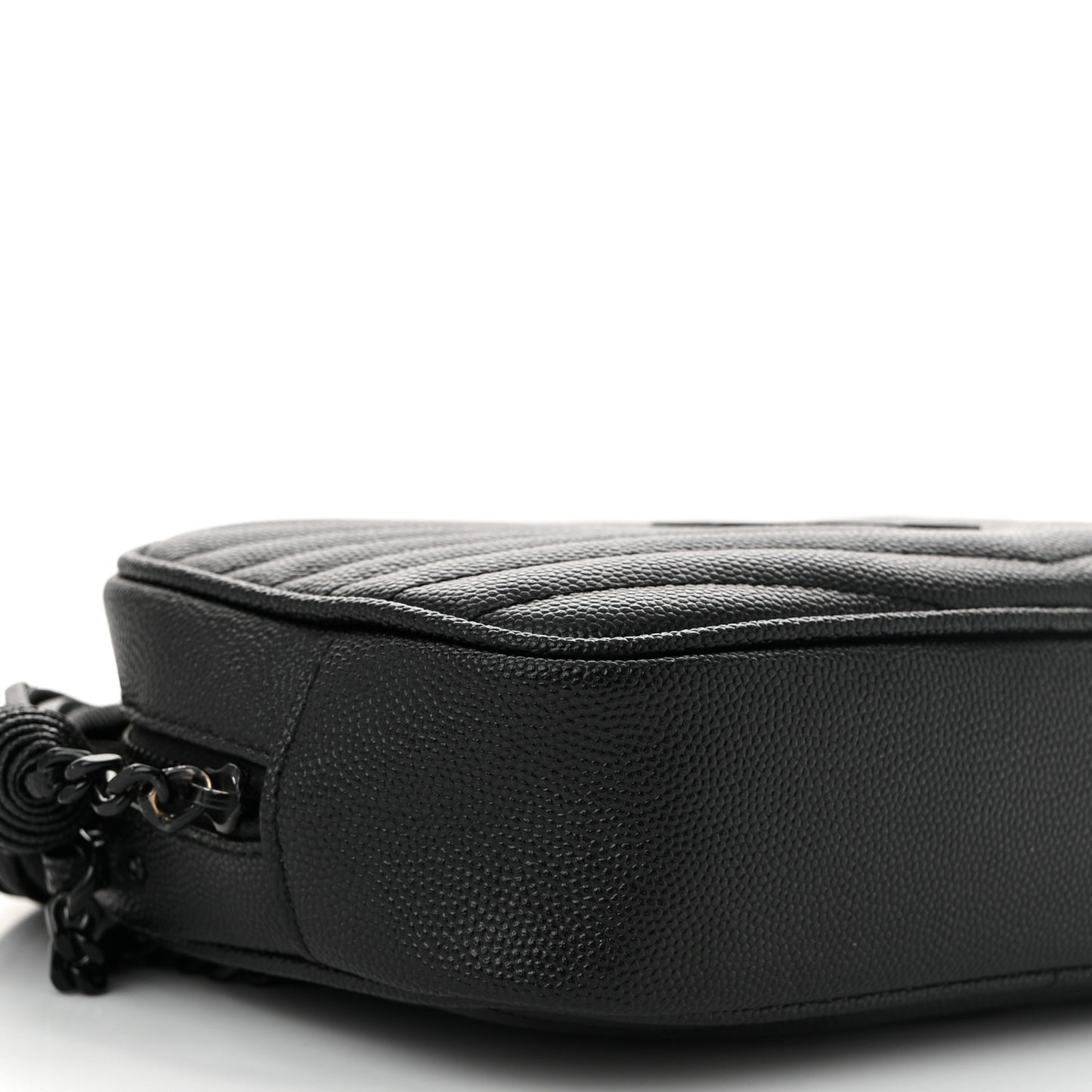 Grain De Poudre Matelasse Monochrome Monogram Mini Lou Camera Bag Black