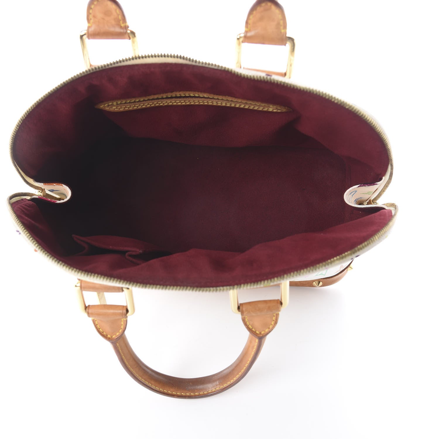 Louis Vuitton Monogram Multicolor Alma White 4 of 8