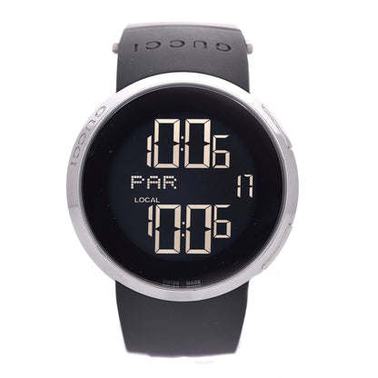 Gucci Stainless Steel Rubber 40mm Digital I-Watch Black 1 of 7