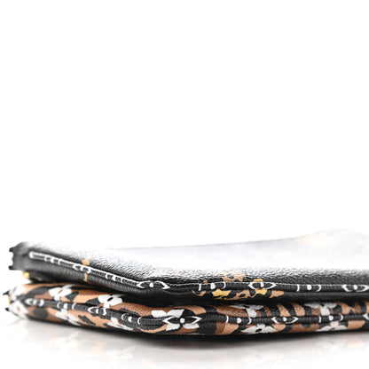 Louis Vuitton Monogram Giant Jungle Pochette Double Zip Black 9 of 10