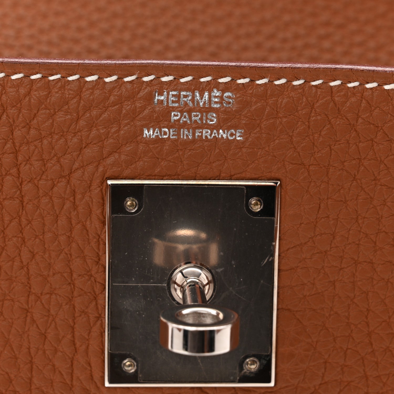 Hermes Togo Kelly Retourne 28 Gold 6 of 11