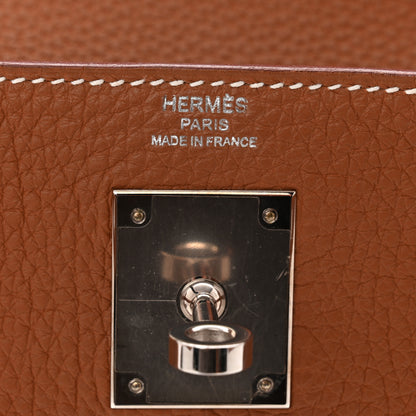 Hermes Togo Kelly Retourne 28 Gold 6 of 11