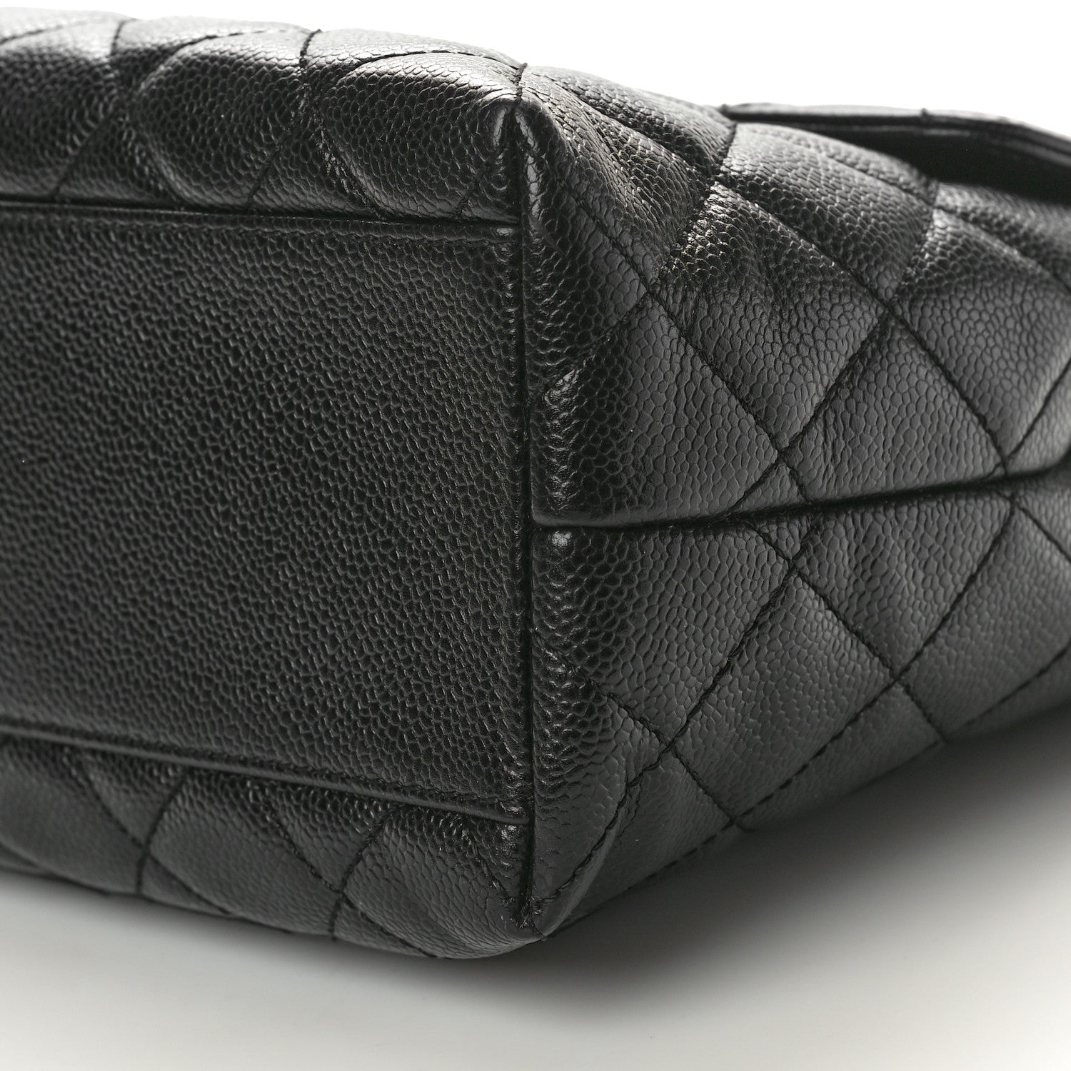 Chanel Caviar Quilted Jumbo Kelly Flap Black 10 of 11