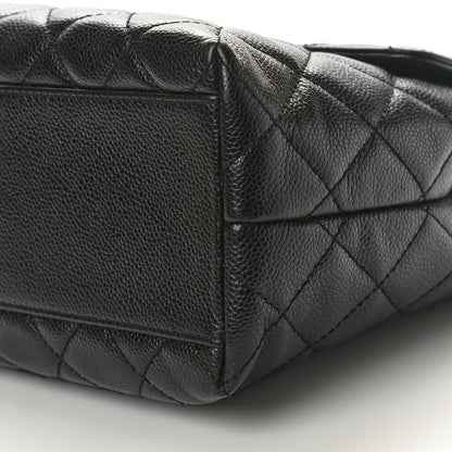 Chanel Caviar Quilted Jumbo Kelly Flap Black 10 of 11