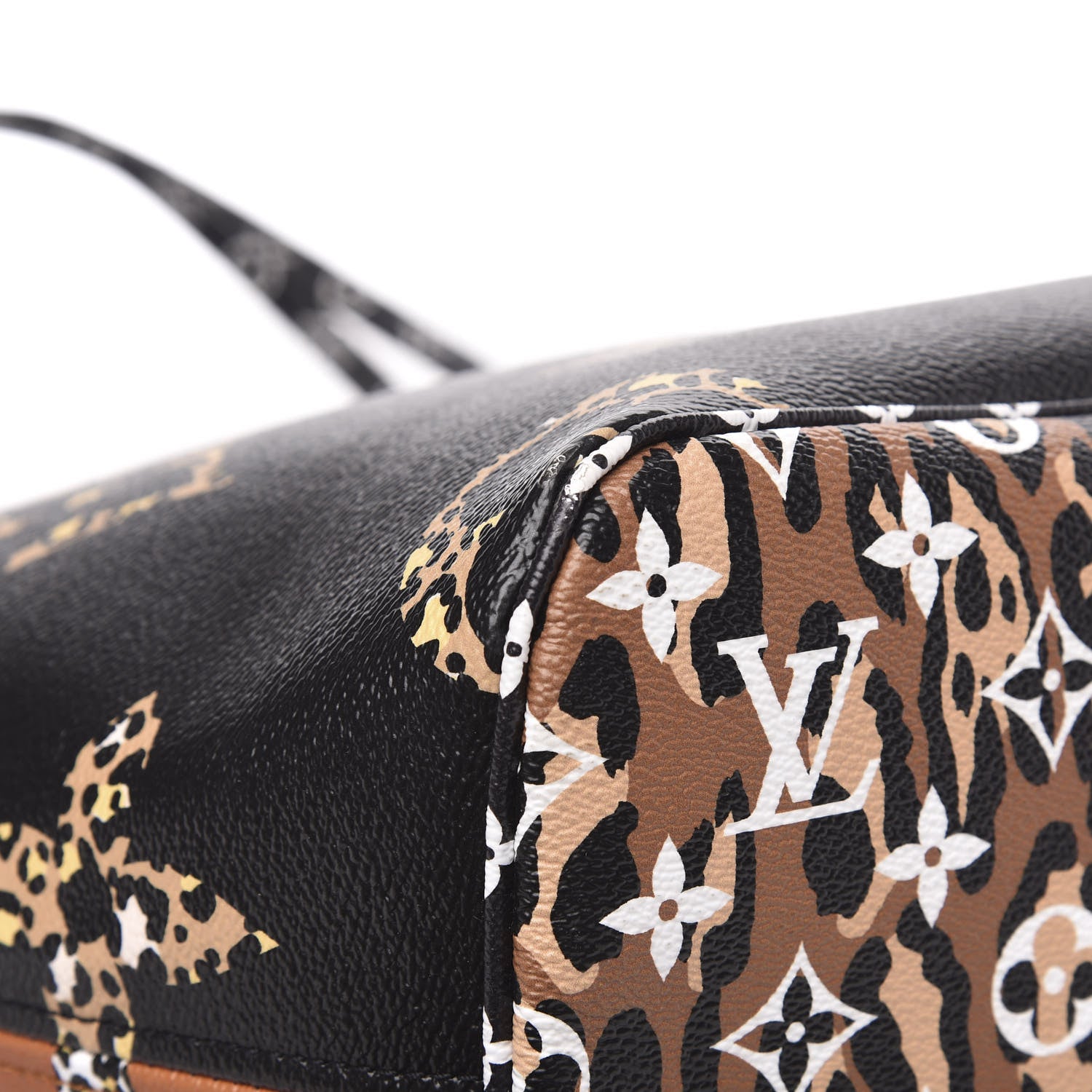 Louis Vuitton Monogram Giant Jungle Neverfull MM Black 9 of 13