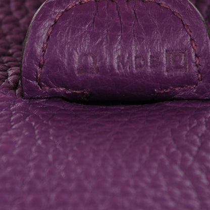 Hermes Taurillon Clemence Evelyne III PM Ultraviolet 7 of 9
