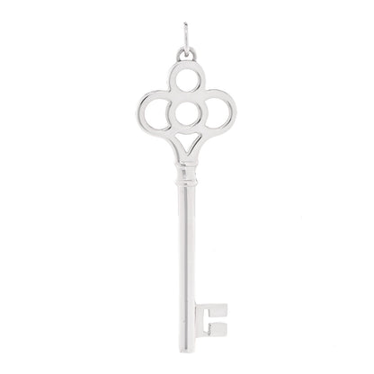 Tiffany Sterling Silver Large Crown Key Pendant 1 of 3
