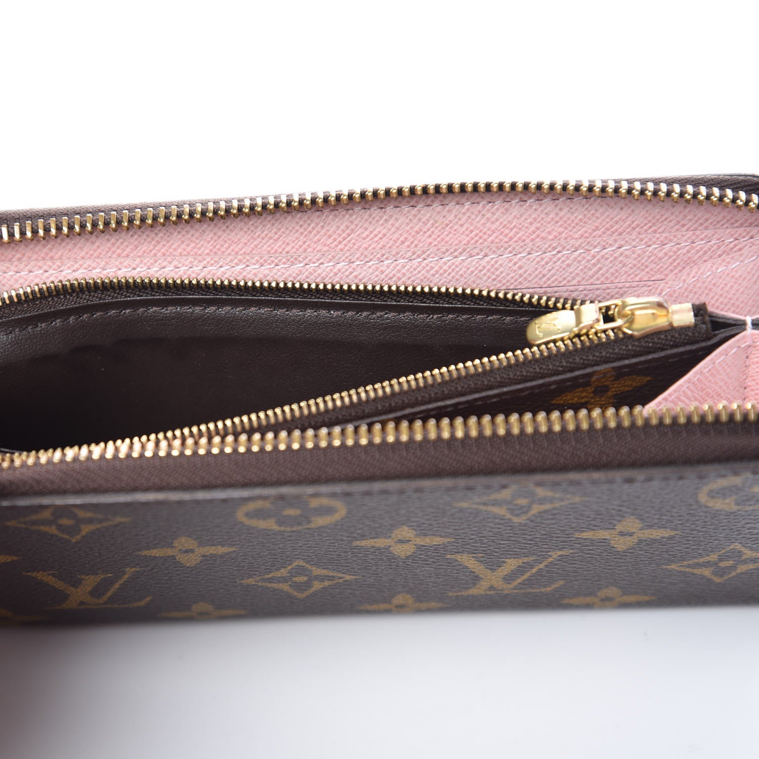 Louis Vuitton Monogram Clemence Wallet Rose Ballerine 13 of 13