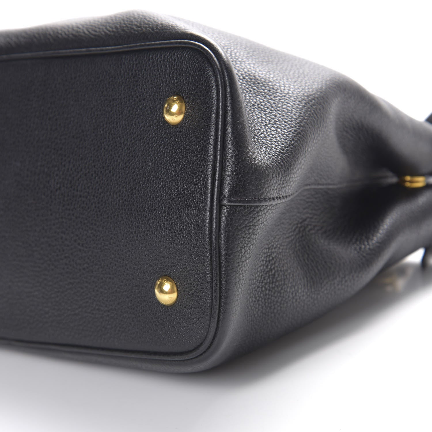 Prada Vitello Daino Tote Black 6 of 8