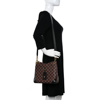 Louis Vuitton Damier Ebene Odeon PM Black 2 of 9