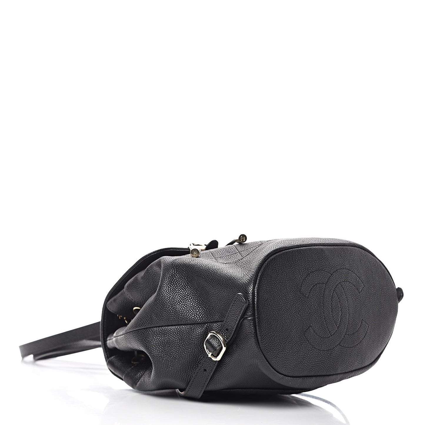 Caviar Quilted Backpack Black