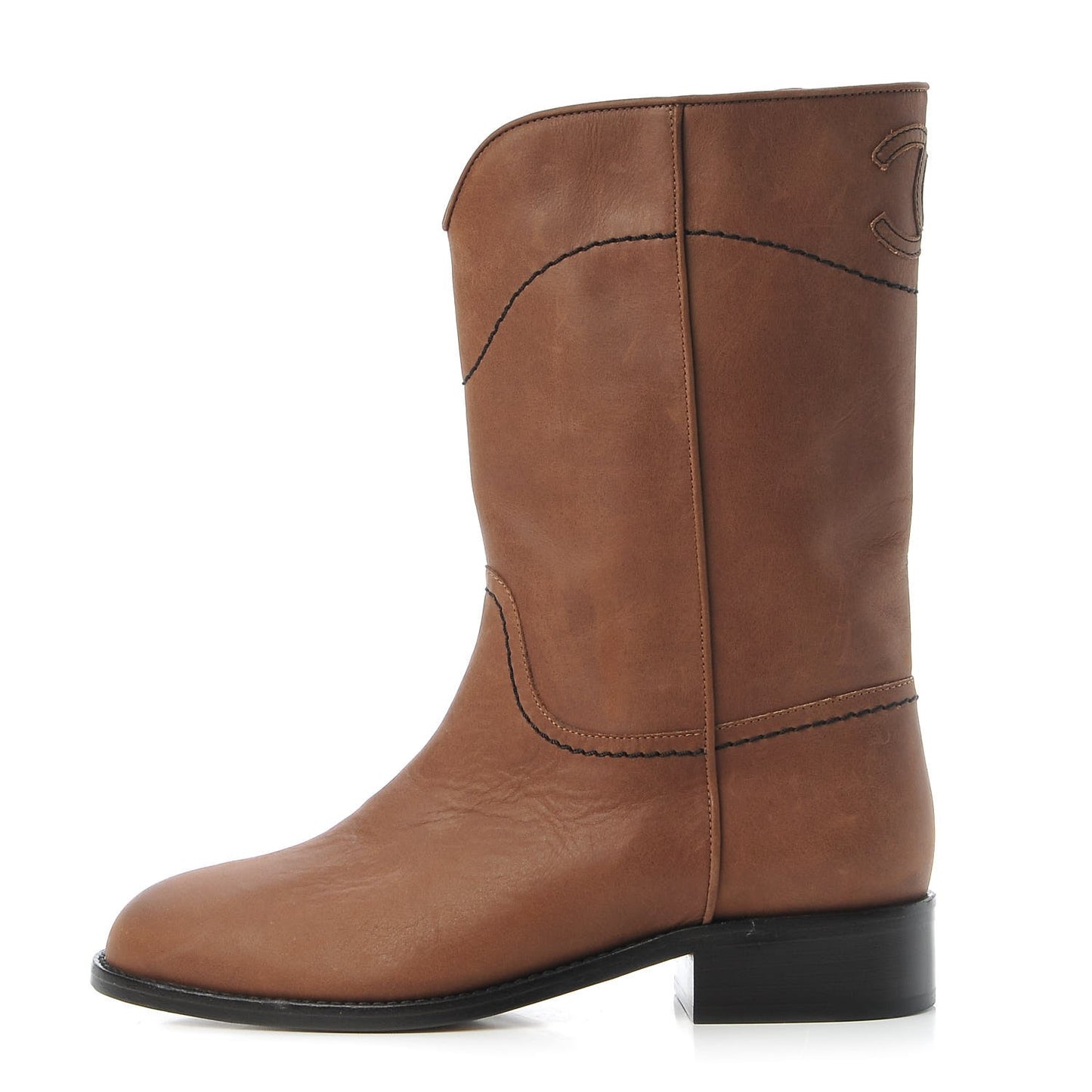 Nubuck CC Short Boots 37 Light Brown