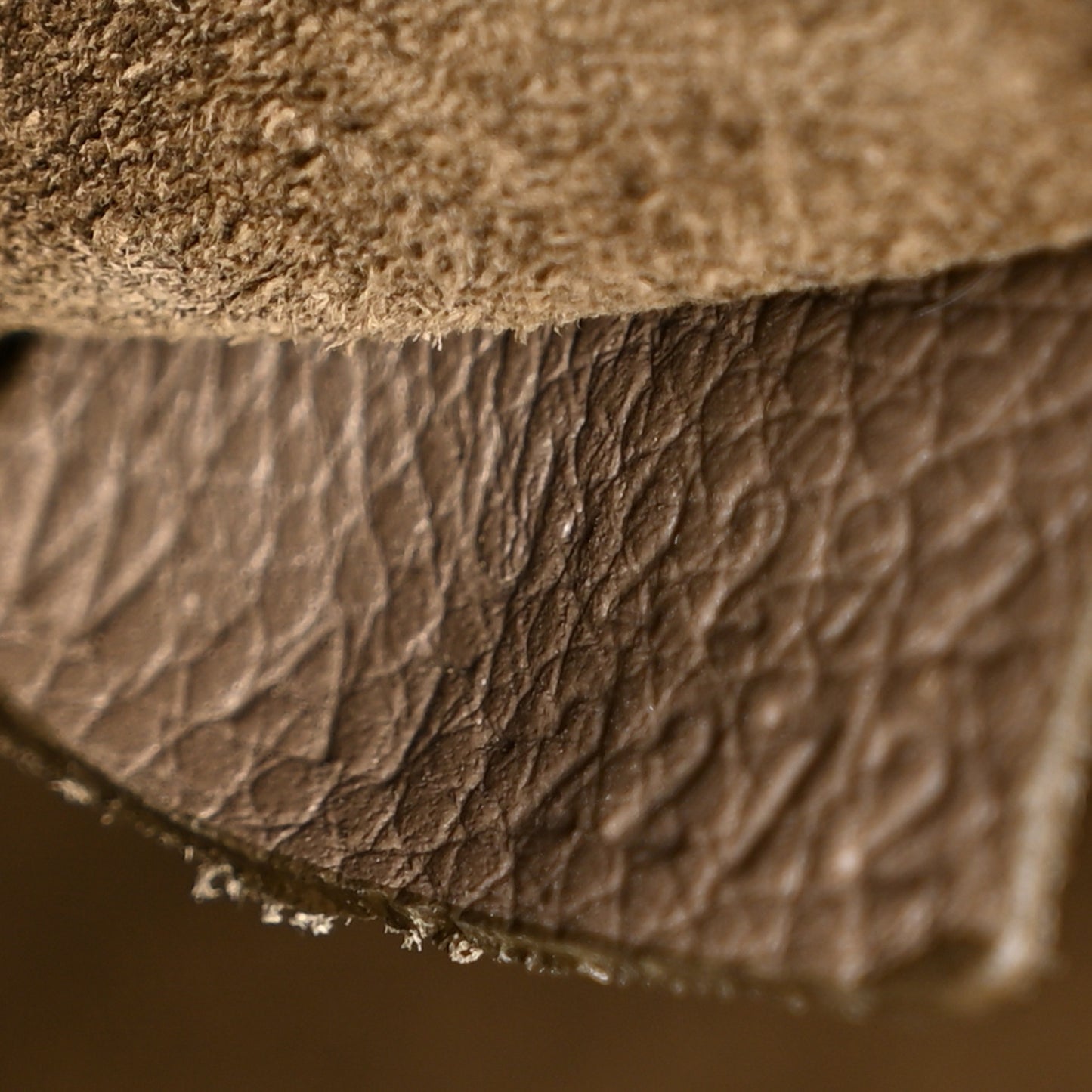 Soft Grained Calfskin Medium Belt Cabas Phantom Taupe