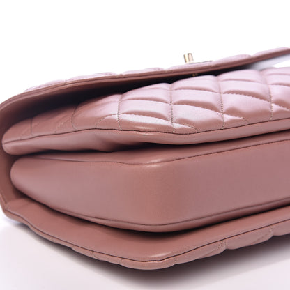 Chanel Lambskin Quilted Medium Trendy CC Flap Dual Handle Bag Pink 9 of 10