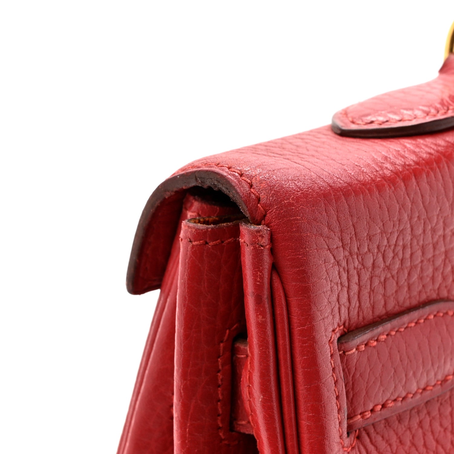 Hermes Ardennes Kelly Retourne 35 Rouge Vif 17 of 22