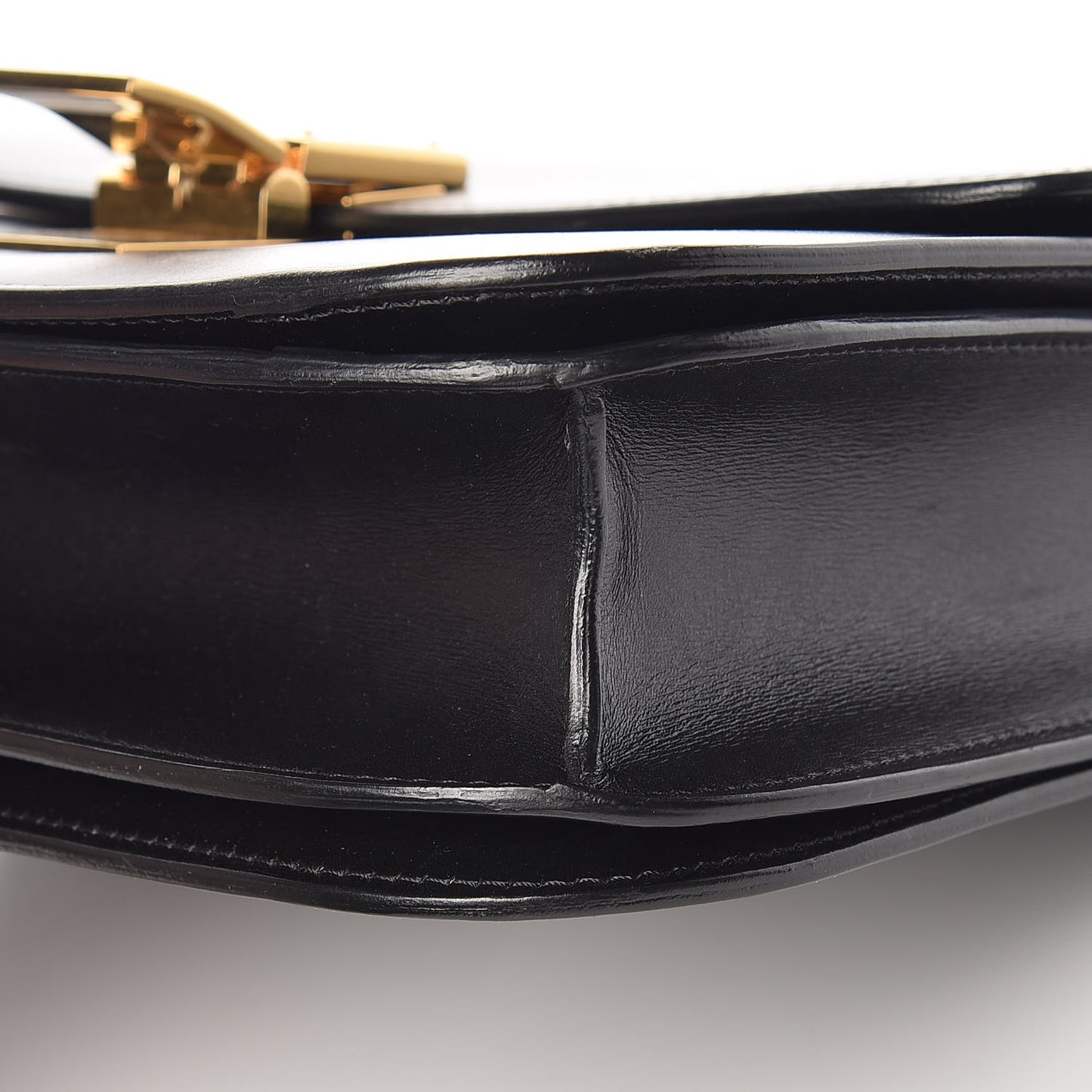 Box Calfskin Medium Classic Box Flap Bag Black