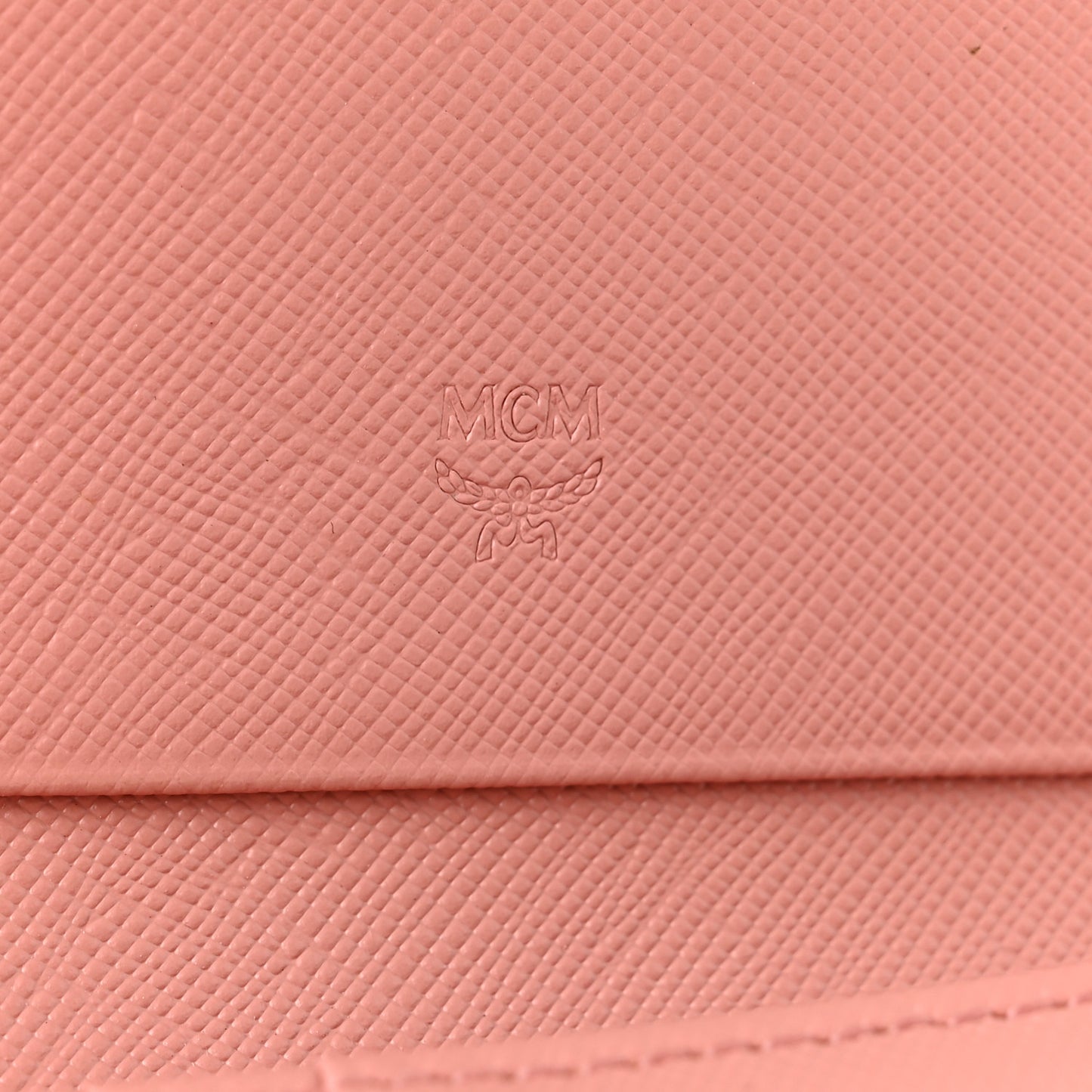Visetos Tri-Fold Wallet Beige Pink