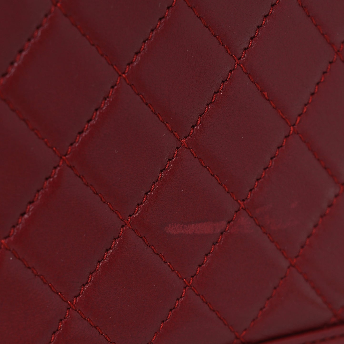 Lambskin Quilted New Medium Boy Flap Red