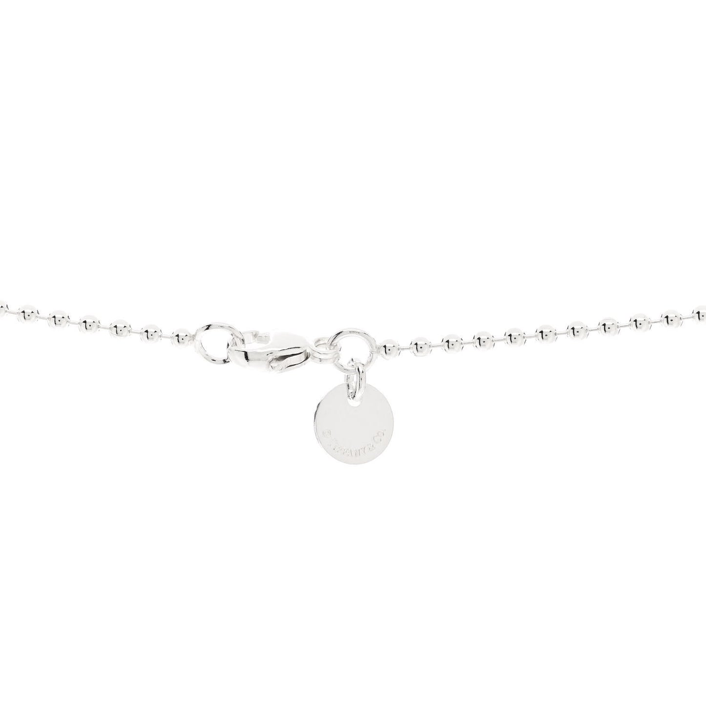 Sterling Silver Diamond Price Tag Pendant Necklace