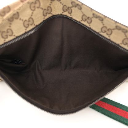 Gucci Monogram Web Belt Bag Dark Brown 5 of 13