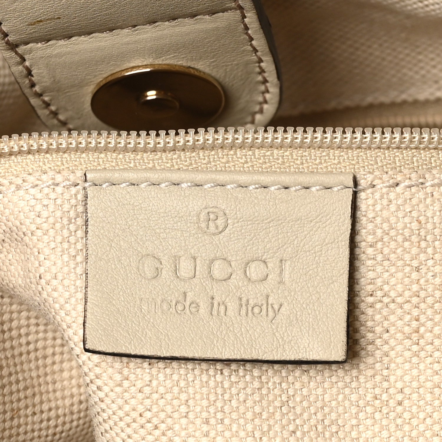 Gucci Guccissima Medium Sukey Tote Mystic White 6 of 10