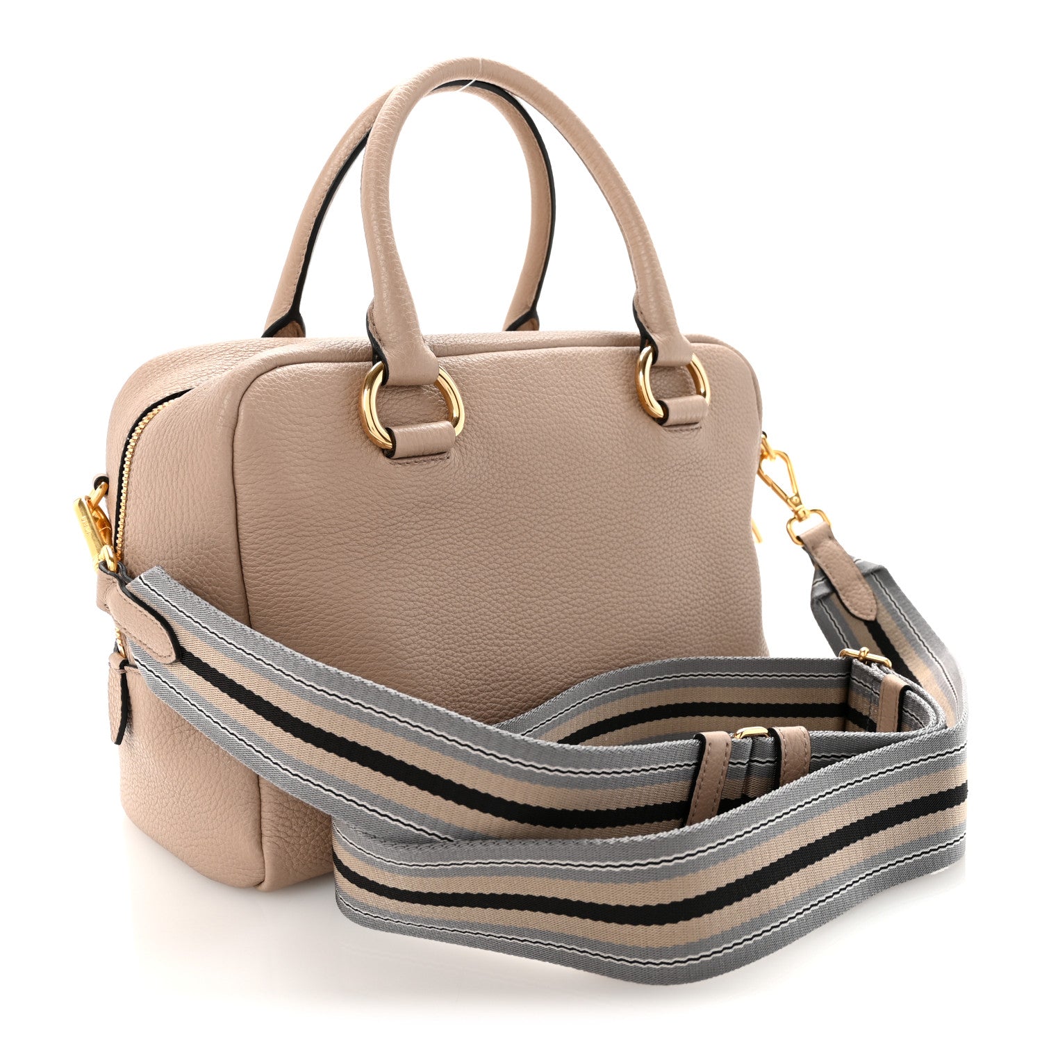 Prada Vitello Phenix Bauletto Cammeo 3 of 10