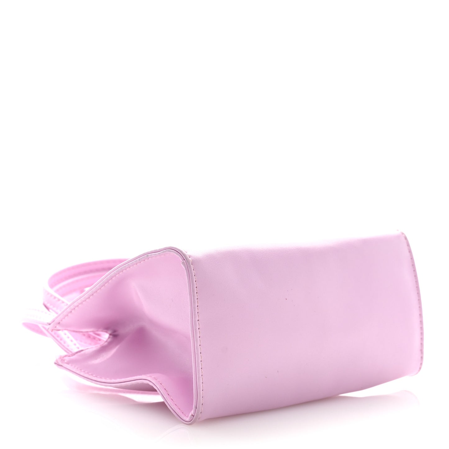 Vegan Leather Small Shopping Bag Bubblegum