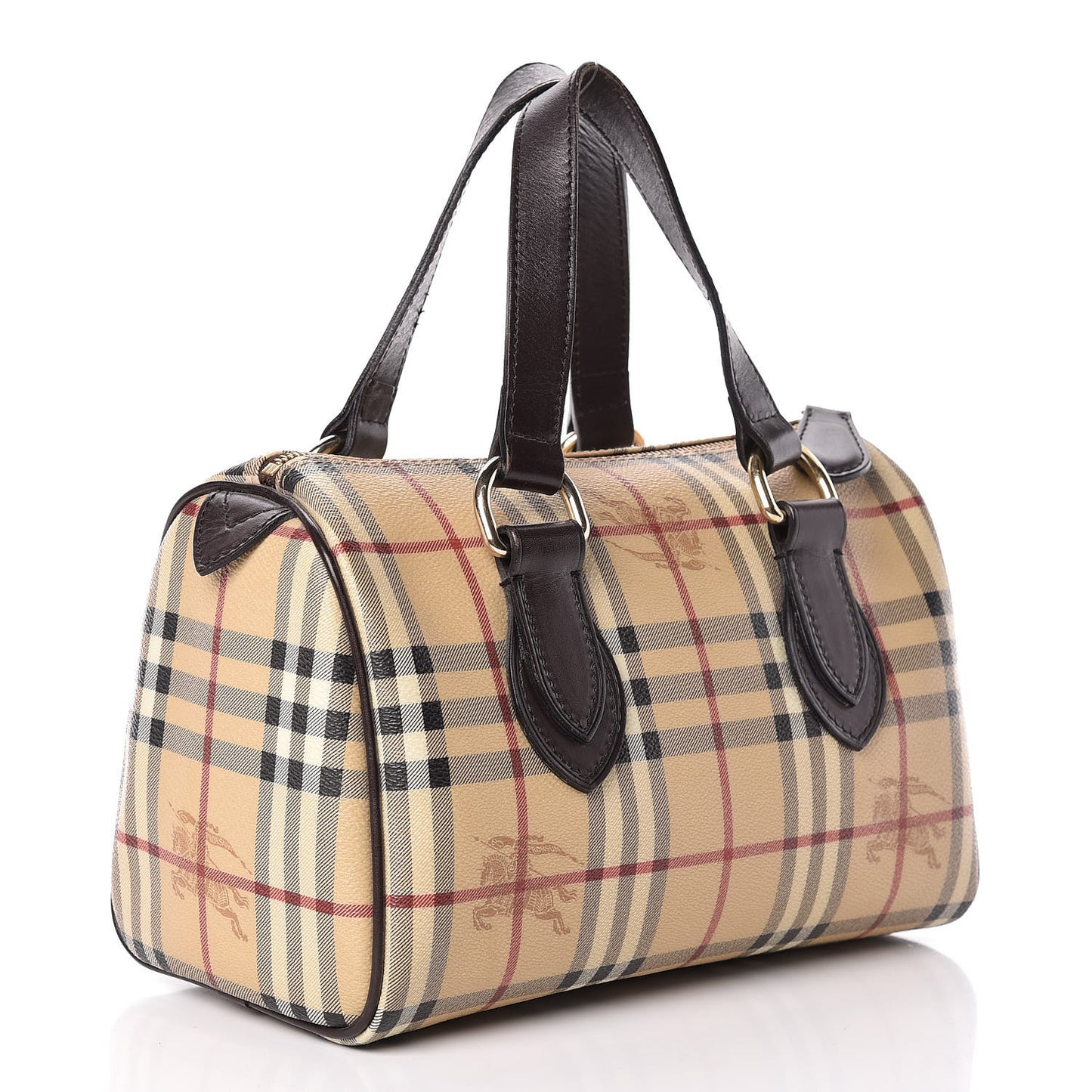 Haymarket Check Small Chester Bowling Bag Chocolate
