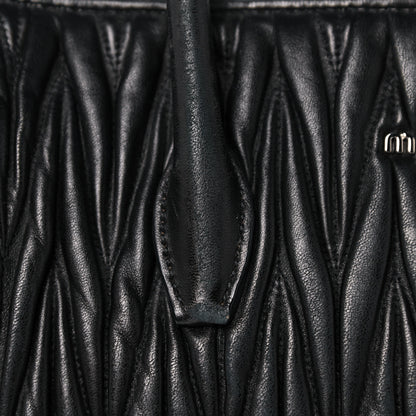 Miu Miu Nappa Matelasse Tote Black 19 of 23